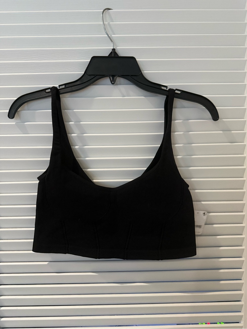 Free People Black Longline Bandeau Bralette